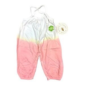 NWT Burts Bees Organic Cotton One Piece Romper